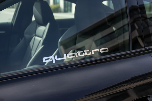 Quattro Sticker - geplottete Vinylfolie