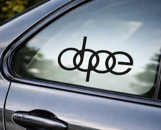 dope Sticker - geplottete Vinylfolie