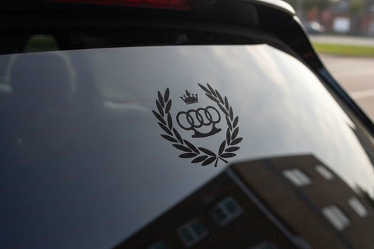 Audi Hooligan Sticker - geplottete Vinylfolie