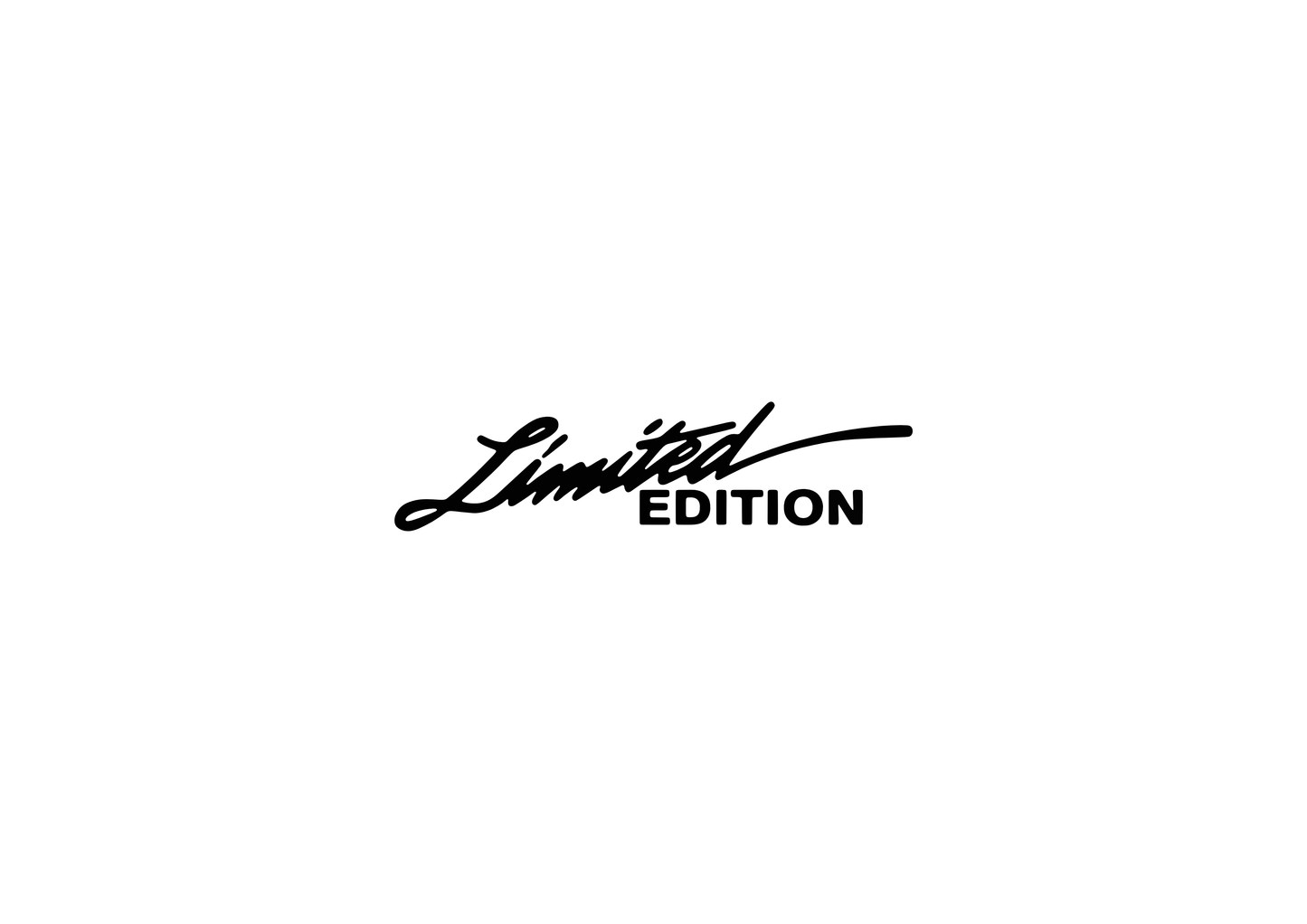 Limited Edition Sticker - geplottete Vinylfolie