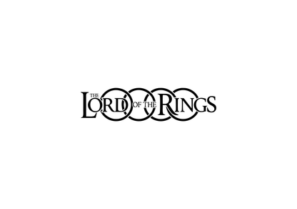 The Lord of the Rings Sticker - geplottete Vinylfolie