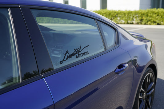 Limited Edition Sticker - geplottete Vinylfolie